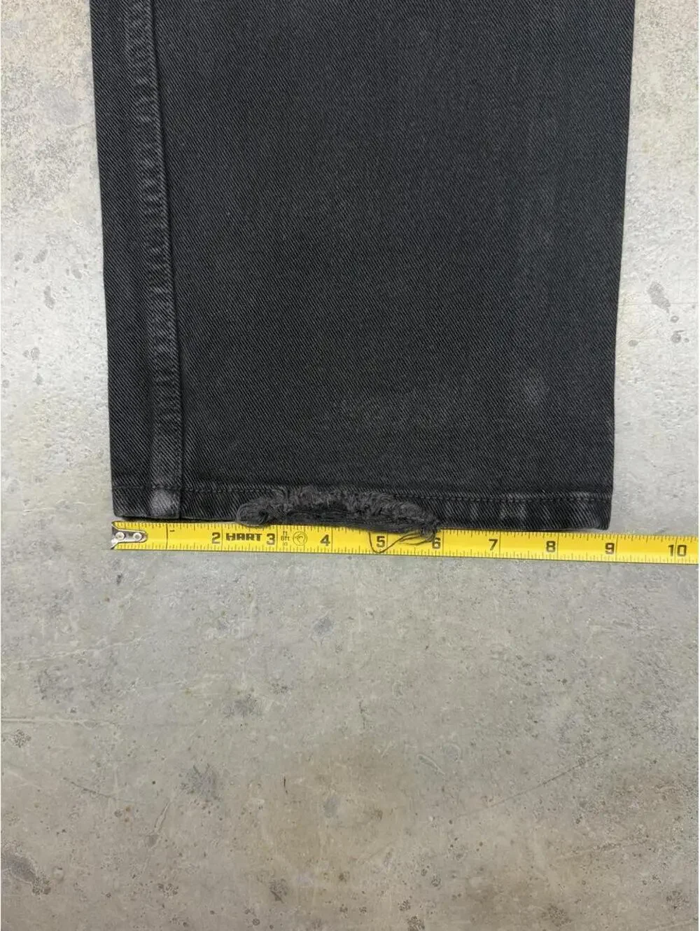 vintage calvin klein faded black relaxed baggy fit jeans size 33 x 32